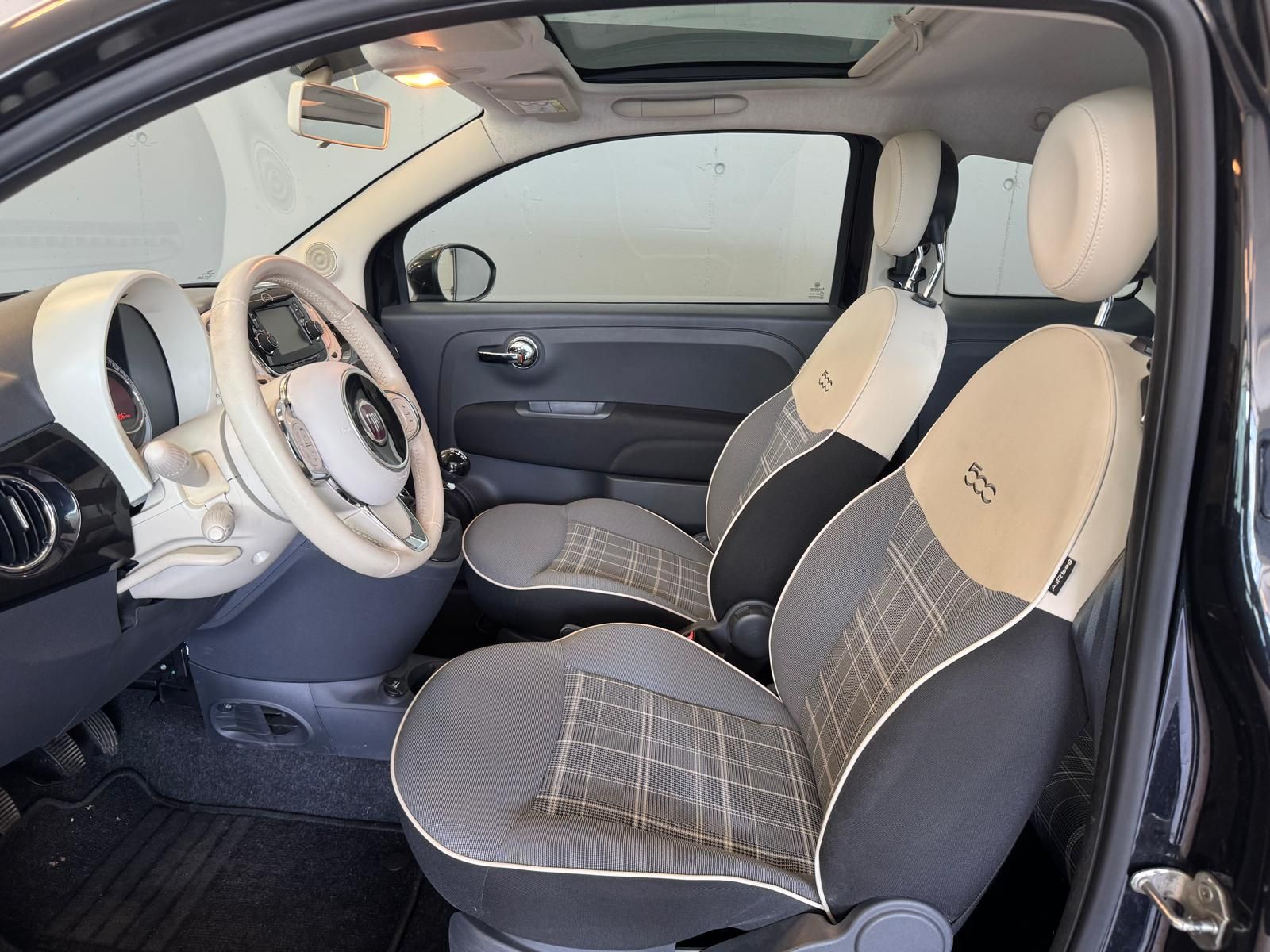 Fiat 500 schwarz 59.000km (8)