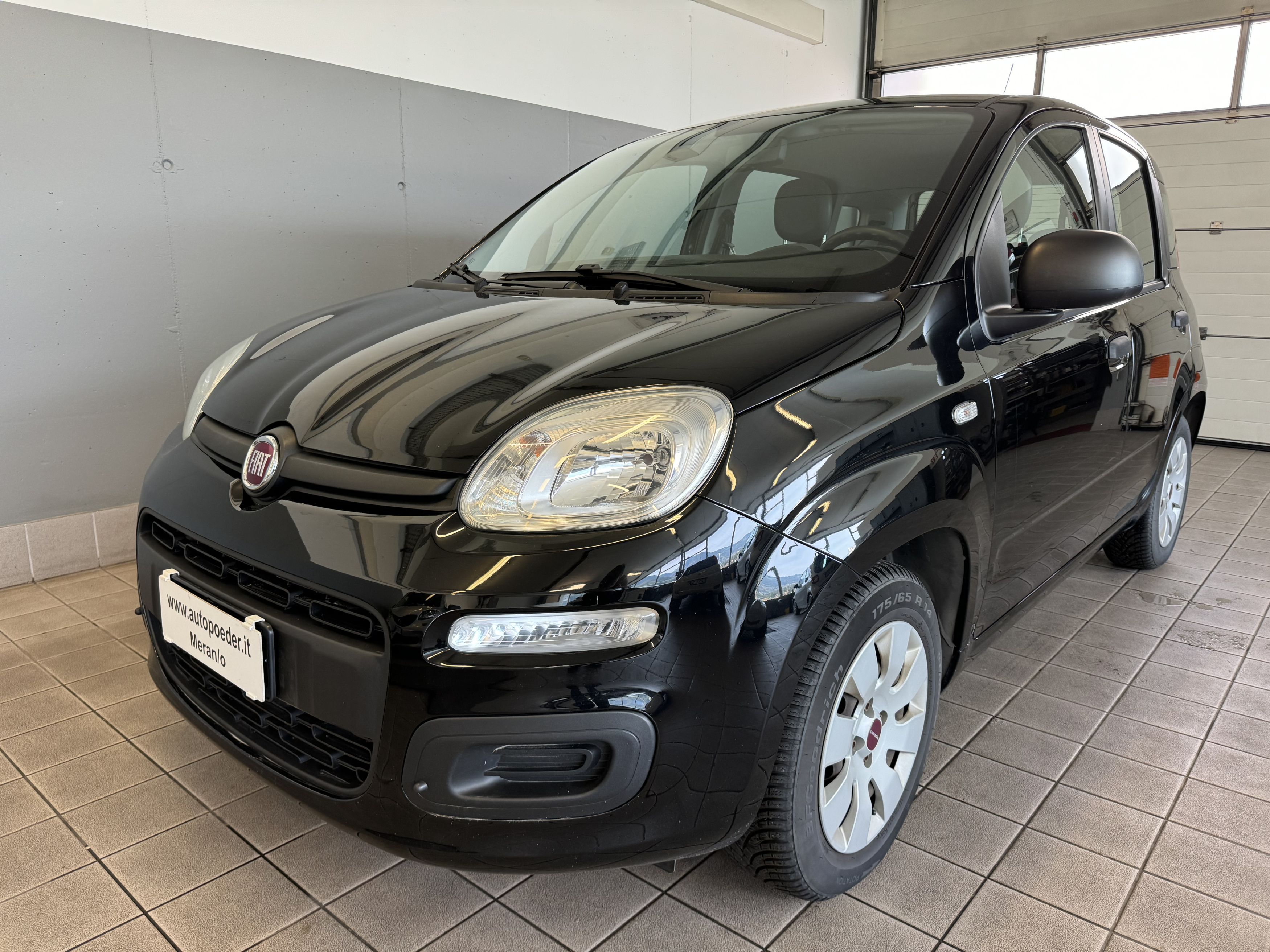 Fiat Panda 1.2 Schwarz rote sitze (1)