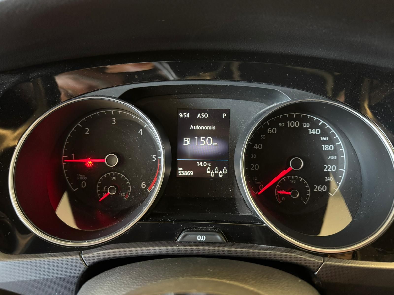 VW Touran R line Blau 2.0 tdi 7posti (10)